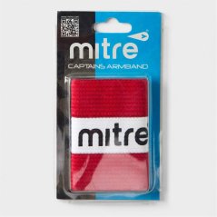 Mitre Adults Captain's Armband Red/White