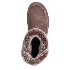 Skechers Women's Cozy Campfire Full Fit Slippers Dark Taupe
