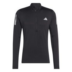 adidas Men's 1/4 Zip Fleece Black