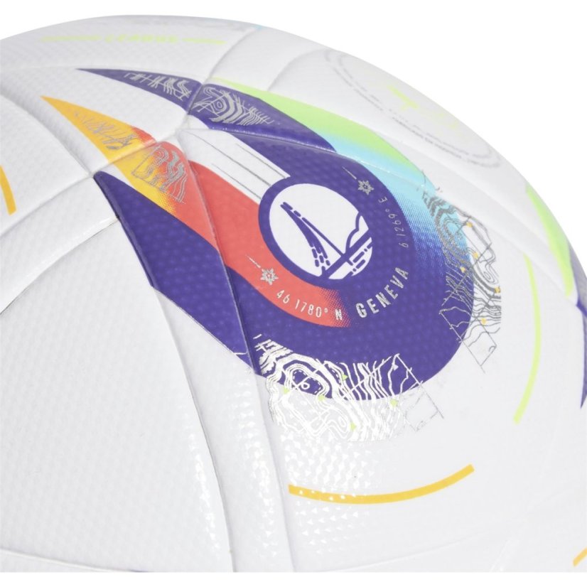 adidas Euros 2025 ™ League Ball Adults White/Purple