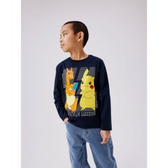 Name It Kids' Pokemon Long-Sleeve T-Shirt Dark Sapphire