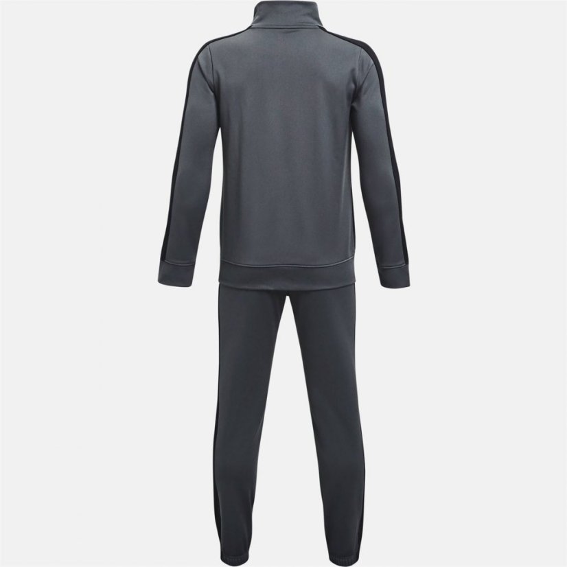Under Armour Armour Knit Track Suit Junior Boys Pitch Gray