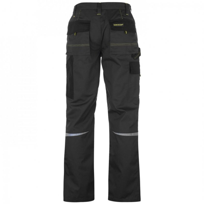 Dunlop Craft Workwear Trousers Mens Black/Charcoal