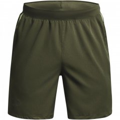 Under Armour Armour Ua Launch 7'' Graphic Short Running Mens Green