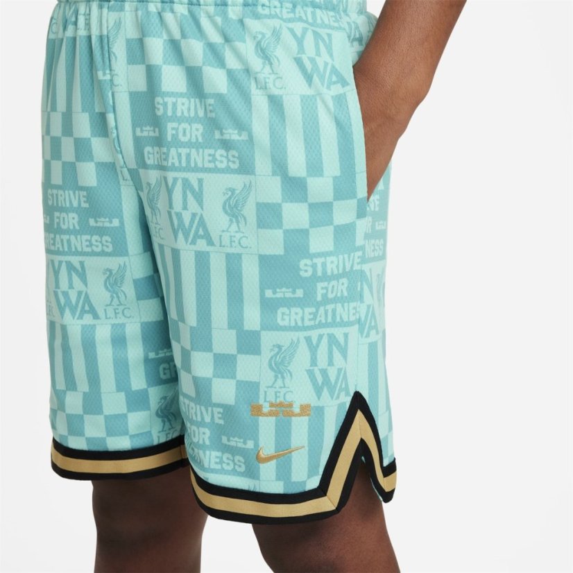 Nike Liverpool Lebron Shorts 2024 2025 Juniors Tropical Twist