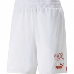 Puma Switzerland Shorts Replica Adults Pm Wht/Rd