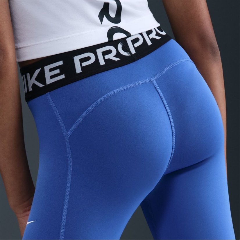 Nike Pro Girls Tights Blue/White