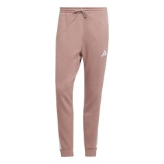 adidas Essentials Fleece Tapered Cuff 3-Stripes Joggers Warm Clay