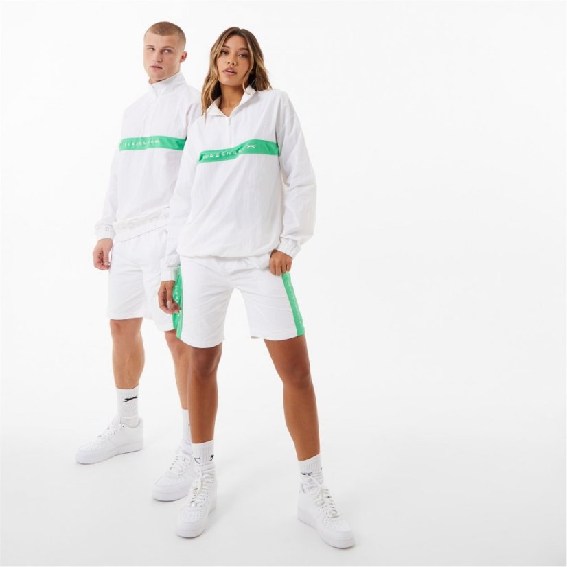 Slazenger ft. Aitch Contrast Half Zip Track TOP White