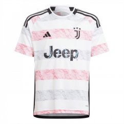 adidas Juventus Away Shirt 2023 2024 Juniors White
