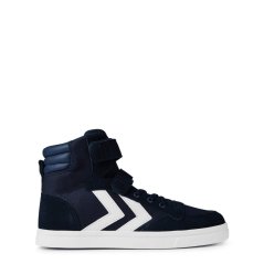 Hummel Stadil High Trainers Childrens Dress Blue