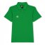 Umbro Essential Polo Junior Boys Emerald / White