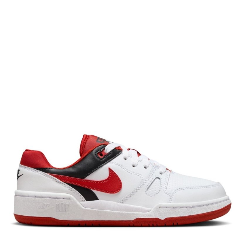 Nike Full Force Shoes Juniors White/Red