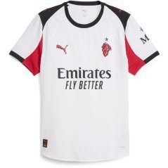 Puma AC Milan Authentic Away Shirt 2025 2026 Adults White/Red