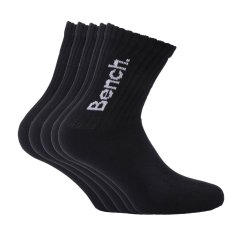 Bench Kids' Apollo 5 Pack Crew Socks Black
