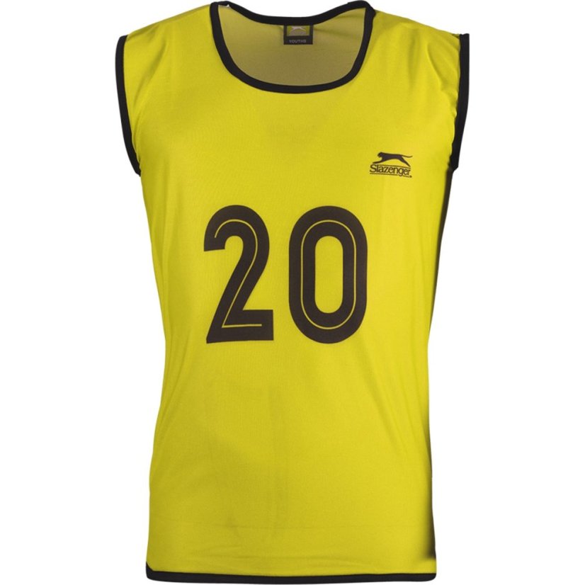 Slazenger 1-20 Numbered Bibs Senior Red