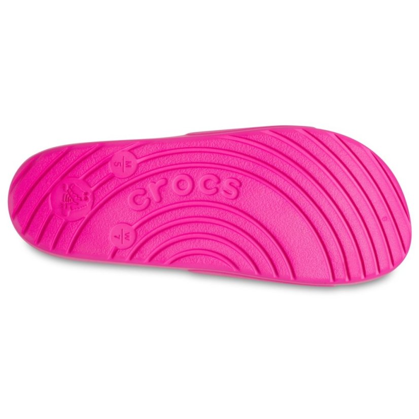 Crocs Unisex Adults Logo Sliders Pink Crush