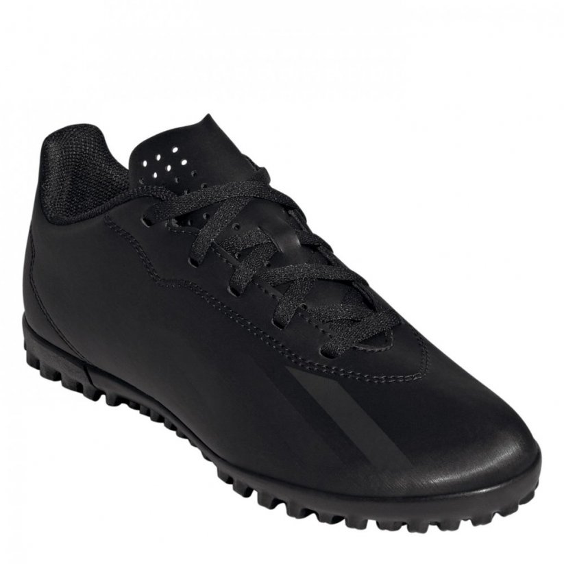 adidas X Crazyfast Club Childrens Astro Turf Football Boots Black/Black