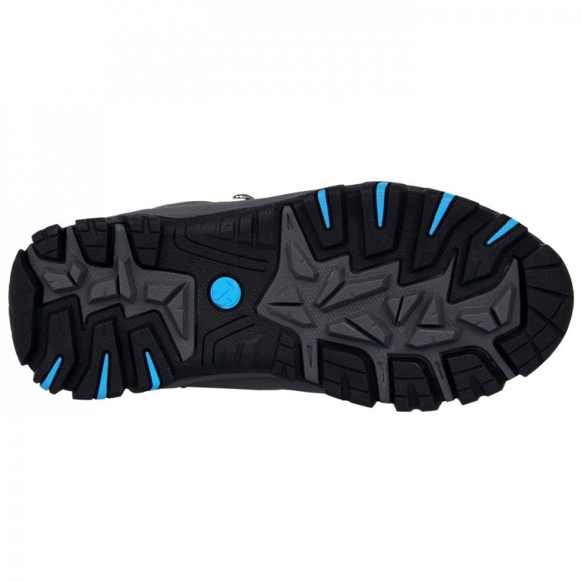 Gelert Horizon Waterproof Walking Boots Childrens Charcoal/Blue