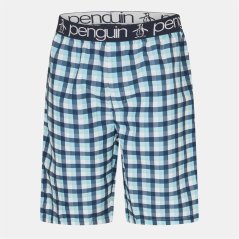 Original Penguin Men's Woven Pyjama Shorts Blue