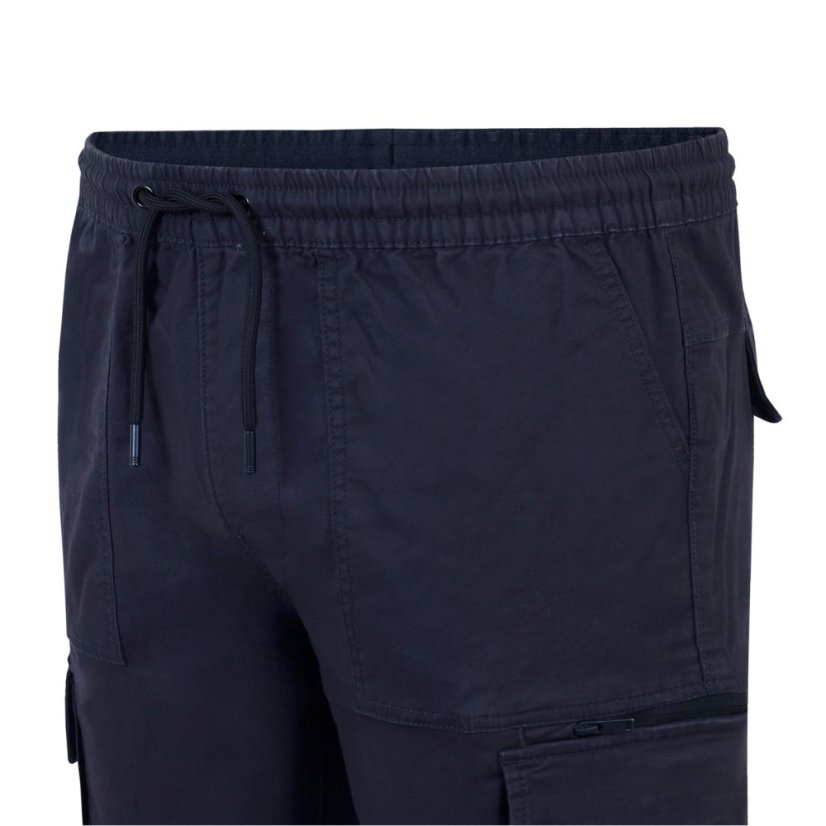 Fabric Cargo Short Sn Black