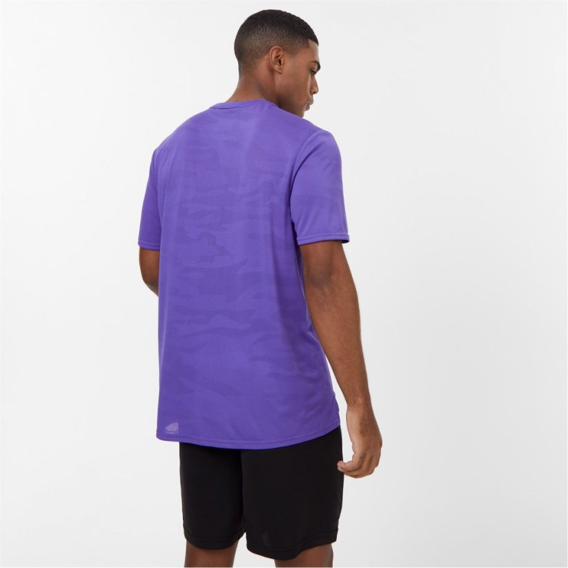 Everlast Tech T-Shirt Mens Purple