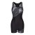 Slazenger LYCRA® XTRA LIFE™ Boyleg Swimsuit Ladies Black/Grey