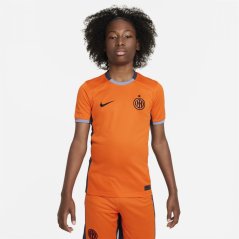 Nike Inter Milan Third Shirt 2023 2024 Juniors Orange/Black