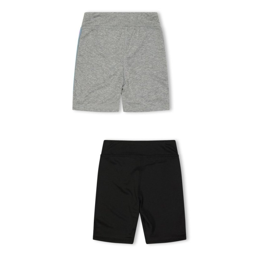 Reebok Kids' Jersey Jogger Shorts Silver