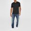 Donnay Three Pack V Neck pánské tričko Black
