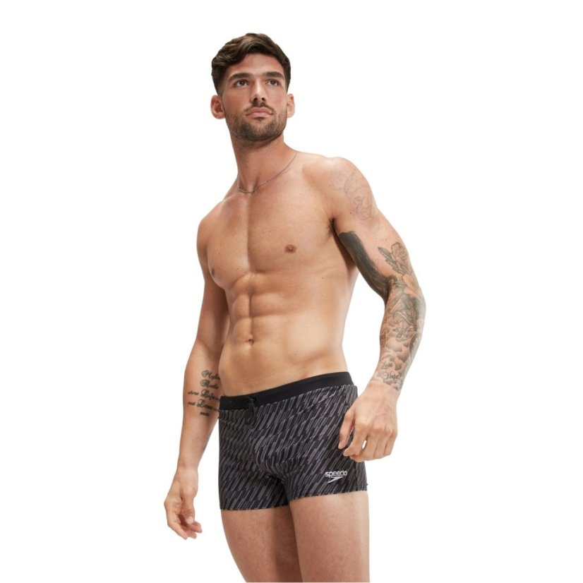 Speedo Men's Valmilton Swim Shorts Black/Dove Grey