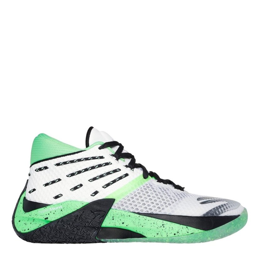 Skechers Reign Basketball Trainers Mens Green/White