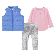 Nike Kids' 3 Pc Swooshfetti Vest Set Smoke Grey