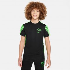 Nike Academy Player Edition:CR7 Big Kids' Dri-FIT Short-Sleeve Top Black/Green