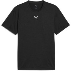 Puma Train All Day Essentials Heather Tee Mens Black Heather