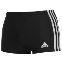 adidas 3S Infinitex Drive Boxer Trunks Mens Black/White