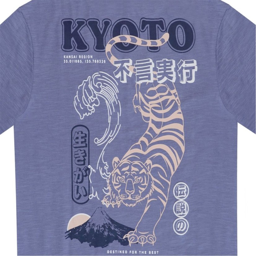 Firetrap Kids' Japan Pack Regular Fit T-Shirt Blue/Multi