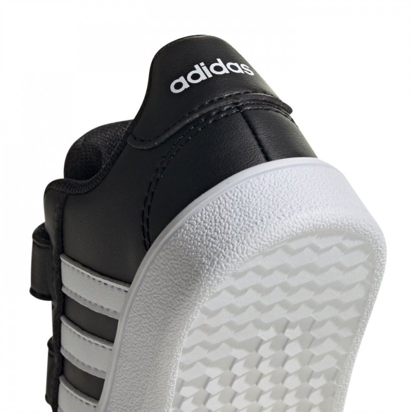 adidas Grand Court Infants Black/White