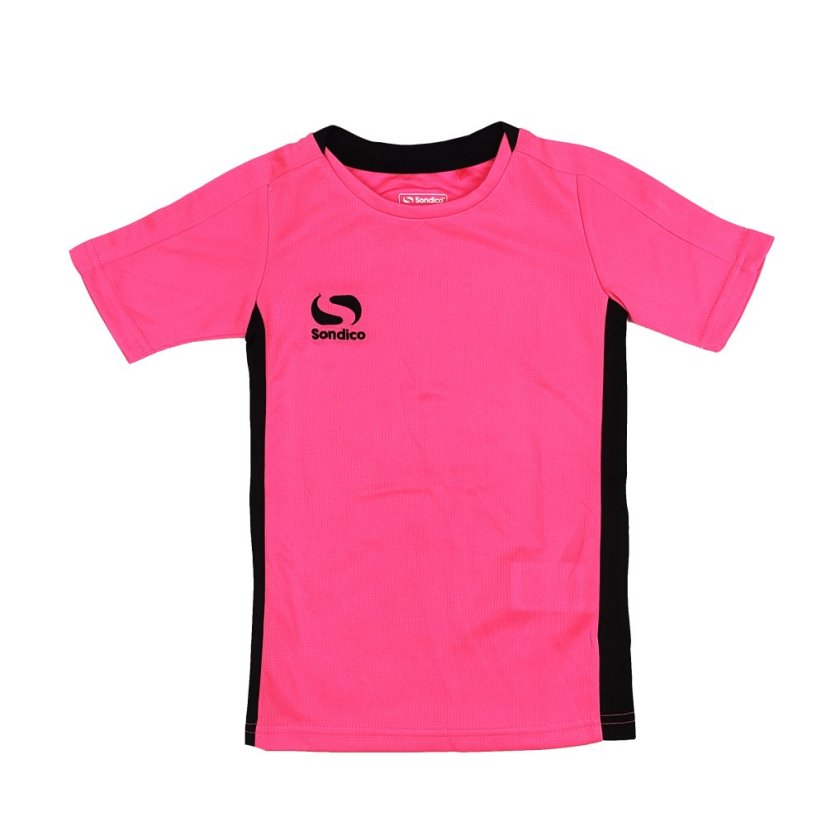 Sondico T Shirt Infants FluPink/Black