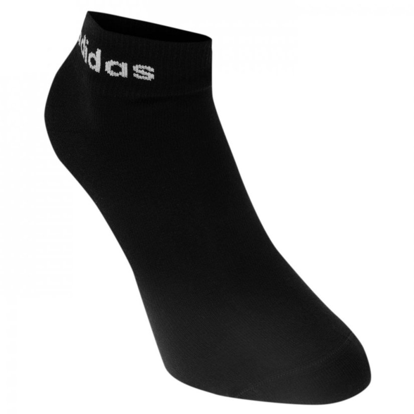 adidas Essentials Ankle 3 Pack Socks BLACK/WHITE