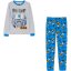 Character Batman Long sleeve Pj Set Blue/Grey