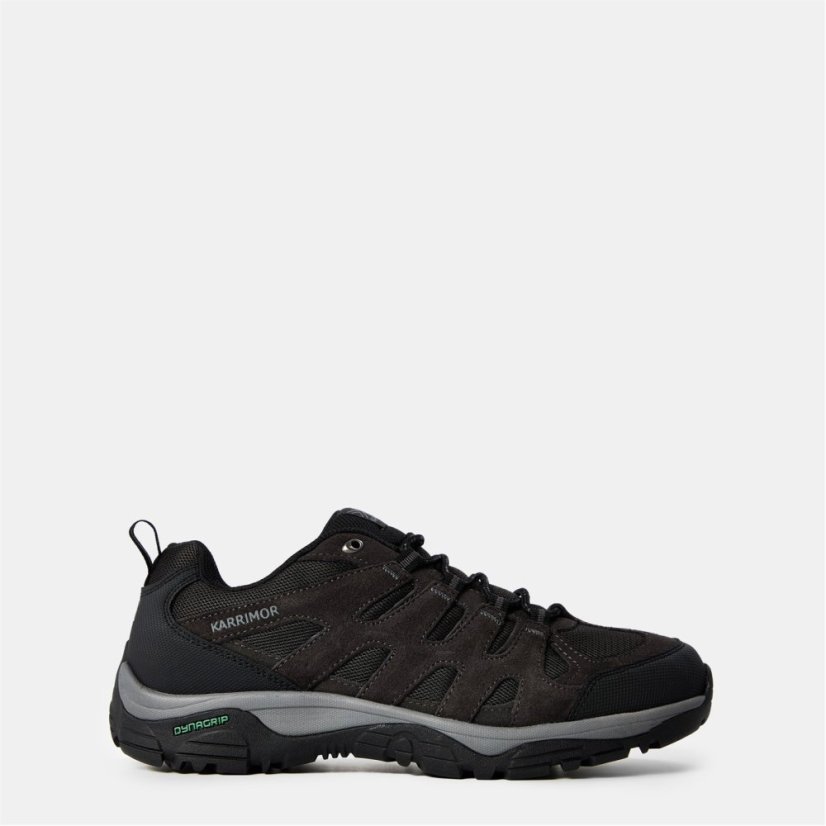 Karrimor Summit Leather Walking Shoes Mens Charcoal