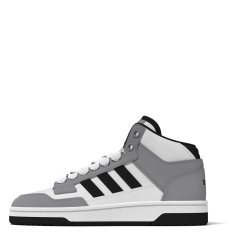 adidas Rapid Court Mid Trainers Juniors White/Black
