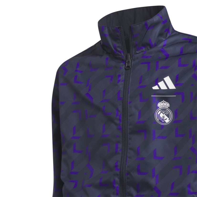 adidas Real Madrid Anthem Jacket 2023/2024 Juniors Purple