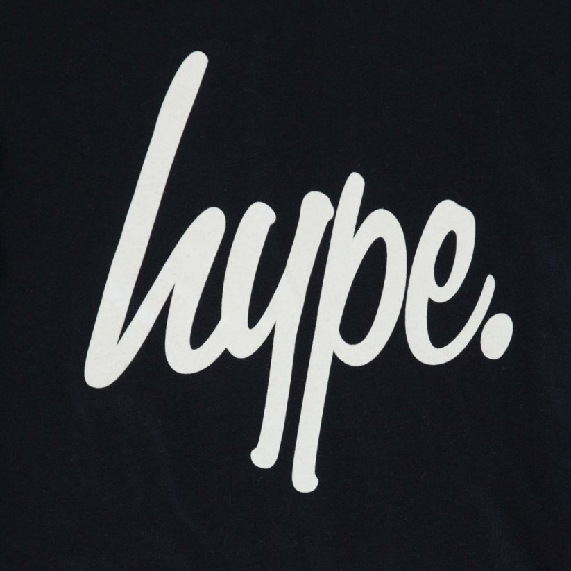 Hype Script Kids T-Shirt Navy