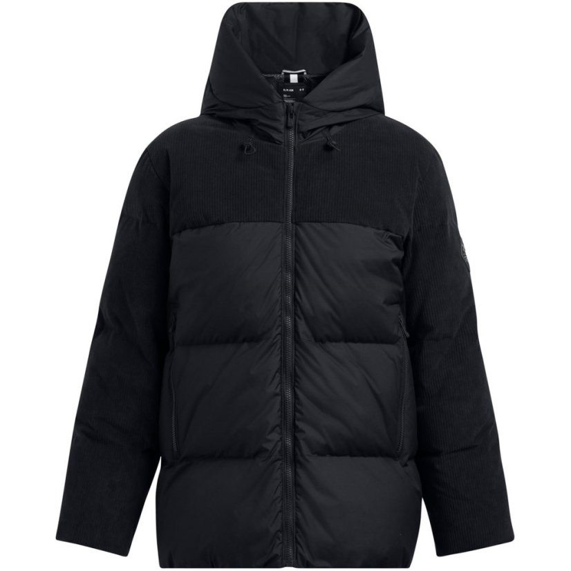 Under Armour Women's Limitless Cord Quilted Heavyweight Puffer Jacket Black