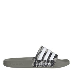 adidas Unisex Kids' Adilette Pool Sliders Silver/White