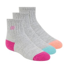 Skechers Kids' Quarter Socks Grey/Multi