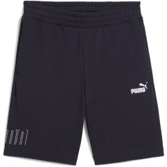 Puma Men's Sport Graphic Jersey Jogger Shorts Puma Navy