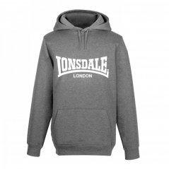 Lonsdale Essential OTH Hoodie Mens Charcoal M
